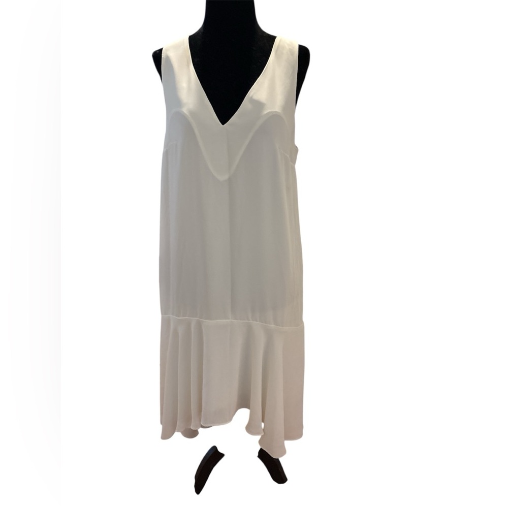 NWT Paper Crown White Midi Dress – Size Medium – NWT White Sleeveless Dress